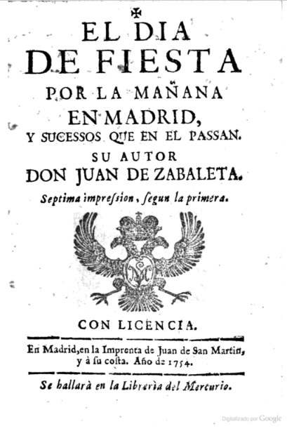 Día de fiesta por la mañana, de Juan de Zabaleta (1654)