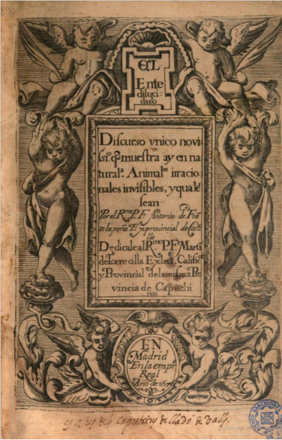 El ente dilucidado, de Antonio de Fuente la Peña (1676)