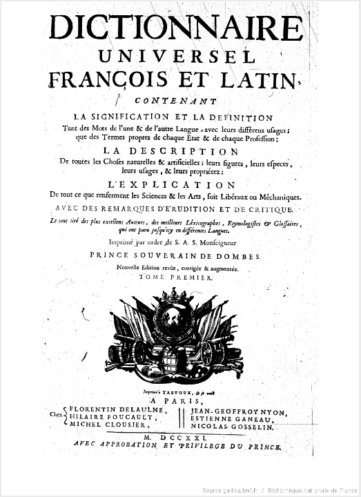 Memorias de Trévoux, de Varios Autores (1704-1771)