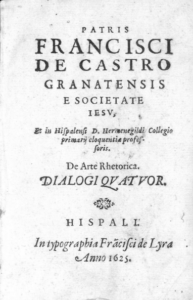 De Arte Rhetorica Dialogi Quatuor, de Francisco de Castro