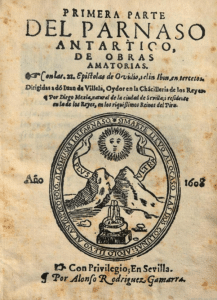 Primera Parte del Parnaso Antártico de obras amatorias