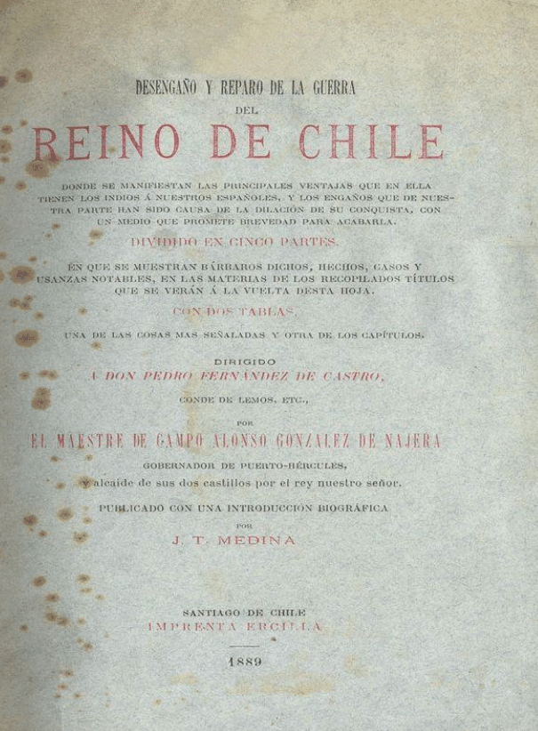 Desengaño y reparo de la guerra del reino de Chile