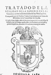 Tratado de la utilidad de la sangría en las viruelas y otras enfermedades de los muchachos