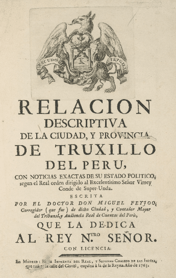 Relación descriptiva de la ciudad y provincia de Trujillo del Perú