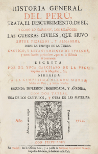 Historia general del Perú, trata, el descubrimiento, de el, y como lo ganaron, los españoles : las guerras civiles, que huvo entre Pizarros, y Almagros, sobre la partija de la tierra, castigo y levantamiento de tyranos; y otros sucesos particulares, que en la historia se contienen