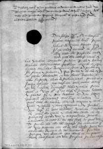 Real Provisión de emplazamiento y compulsoria a Doña Francisca Pizarro, mujer de Hernando Pizarro, a petición de Francisco Sánchez Melo. (Copia)
