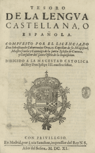 Tesoro de la lengua castellana o española